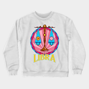 Libra Scales Zodiac Crewneck Sweatshirt